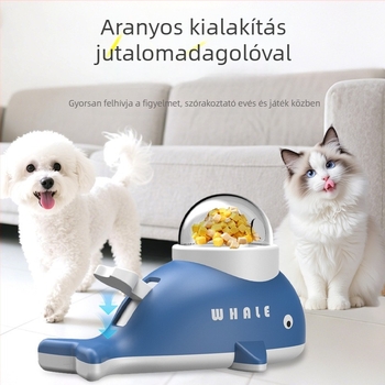 Duoqu automata etető játék macskáknak — ABS műanyag, teljes automata etető készlet