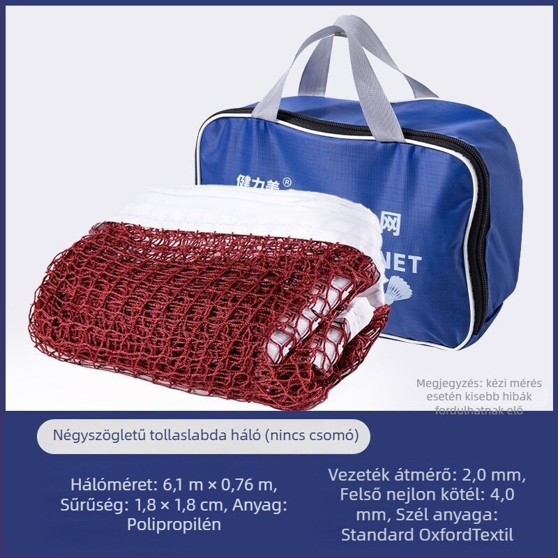 Badminton háló - Apus, nejlon/poliészter, asztaliteniszhez és badmintonhoz