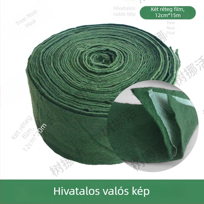 Kerti fák körbetekerésére szolgáló textil — bambusz anyag, hőszigetelés, nedvességmegtartás, kötél mellékelve