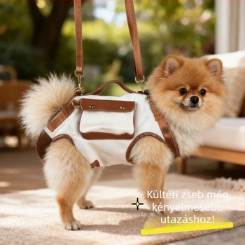 Baron Vászon Állat Szállító Hátizsák – Légáteresztő Hordozó Kutyáknak és Macskáknak