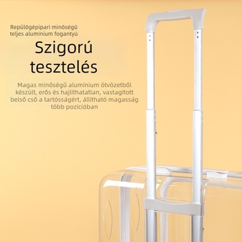 Átlátszó panorámás kisállat-toló táska – nagy kapacitású műanyag szállító