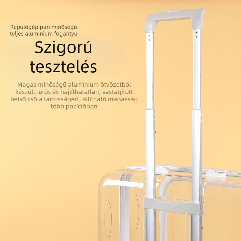 Átlátszó panorámás kisállat-toló táska – nagy kapacitású műanyag szállító