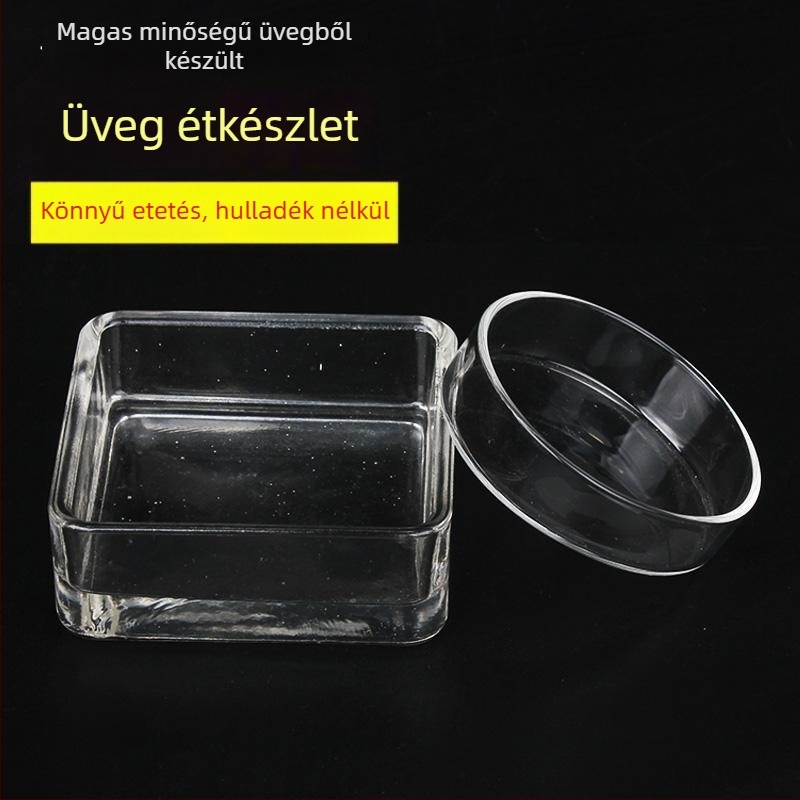 Üveg garnéla etetőedény akváriumhoz (anyag: más; automatikus etetés nélkül; márka nélküli)