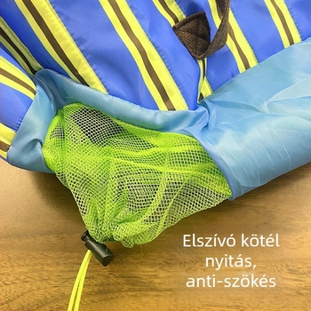 Poliészter anyagú kisállat szállítótáska, kapacitás 6,5 kg, csíkos mintázat, közepes–puha merevség