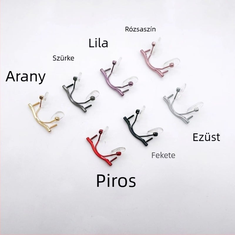 Szemüveg keret nélküli kiegészítők – tiszta titán középtartó, univerzális egylyukas csavarszerkezet, IP bevonat, White Collar Nobility