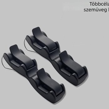 Autós szemüvegclip műanyagból, jegy- és személyi igazolványtartóval