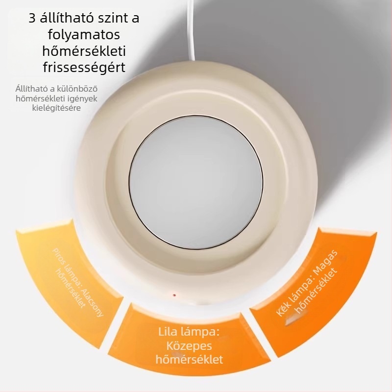 Kerámiából készült macska vízadagoló, állandó hőmérsékletű