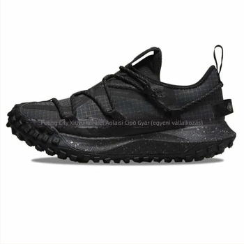 Hegymászáshoz való túracipő alacsony felsőrésszel, Gore-Tex belső, hálós felsőrész, elöl fűzés, csúszásmentes gumitalp