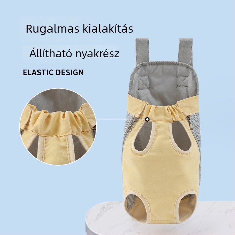 TailPets lélegző kisállat szállító hátizsák macskáknak és kistestű kutyáknak, mellkas pánttal, hordozható és kényelmes, 7 kg-ig