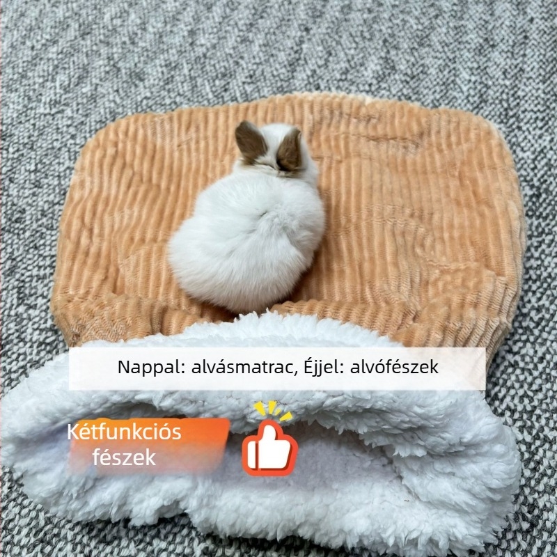 Nyuszi fészek alvó párna – téli melegség, vast párnázat | Termékkód: ZY1890, Márka: Egyéb, Anyag: Egyéb, Kategória: Kisállat fészek