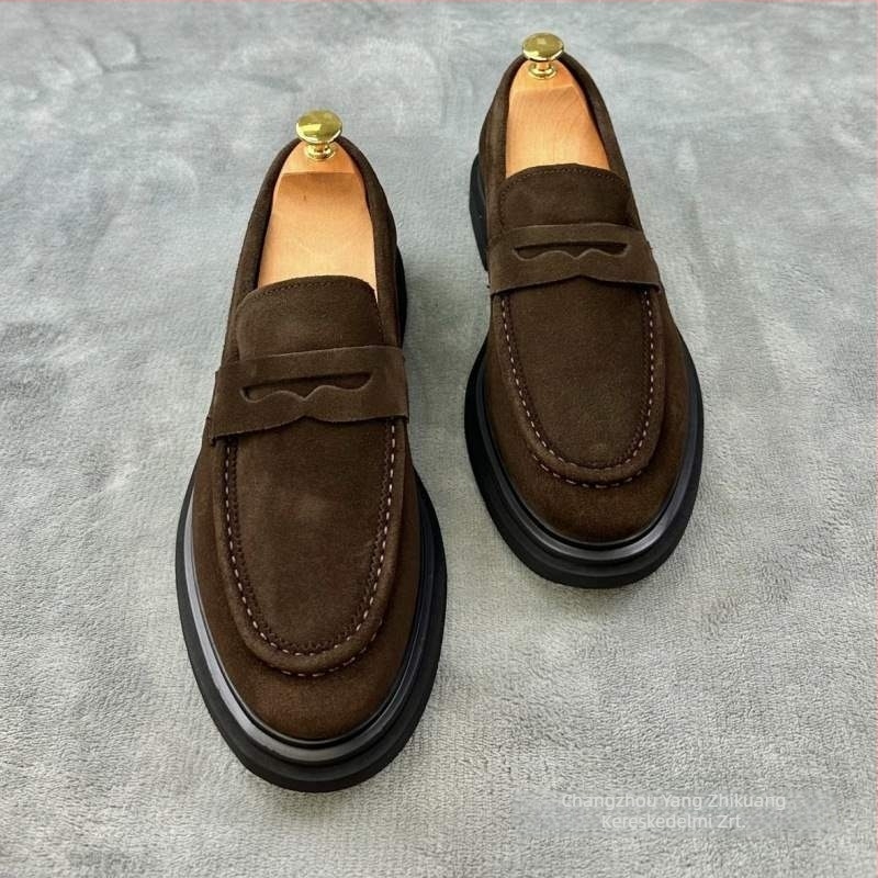 Férfi slip-on loaferok többanyagú felsőrésszel, lélegző, csúszásmentes talp, latex talpbetét, kompozit talp