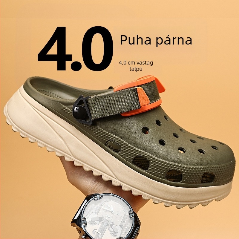 Crocs férfiaknak mindennapi szandál EVA felsőrésszel és EVA talppal, csat-zárás, injektált formázás