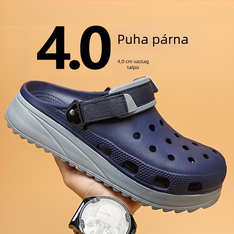 Crocs férfiaknak mindennapi szandál EVA felsőrésszel és EVA talppal, csat-zárás, injektált formázás