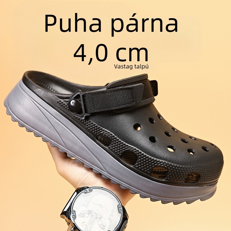 Crocs férfiaknak mindennapi szandál EVA felsőrésszel és EVA talppal, csat-zárás, injektált formázás