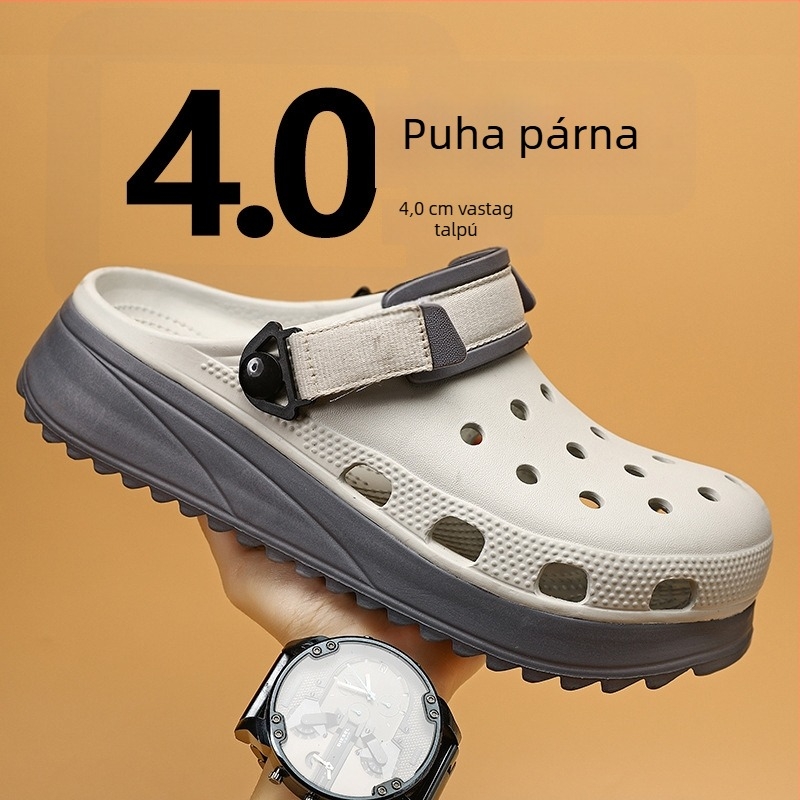 Crocs férfiaknak mindennapi szandál EVA felsőrésszel és EVA talppal, csat-zárás, injektált formázás