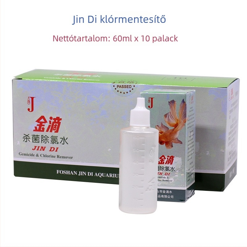 Gold Drops Akváriumi víztisztító szer, sterilizálás és klórmentesítés, akváriumi berendezés, 1 kg