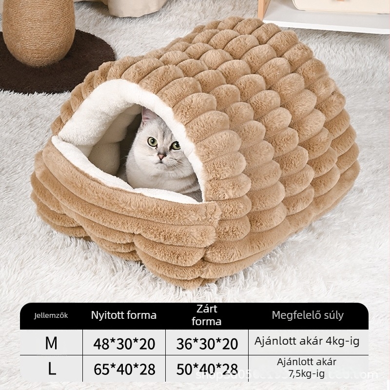Kisállat fészek kutyáknak | Anyag: Textil; Márka: One Person Two Pets; Modell: YWTD128; Cél: Kutya; Telepítés: Nincs szükség telepítésre