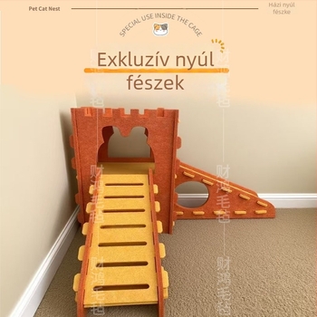 Caihong macskafészek, filcből készült macskafészek