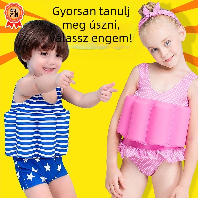 Neptune Gyerekeknek szóló mentőmellény, egyrészes fürdőruha, uniszex, nylon anyag, magas úszóerő