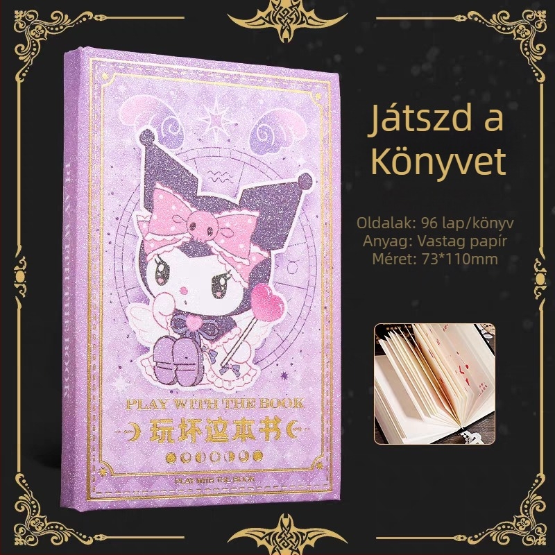 Notesz 12 csillagkép témával, ragasztott kötés, dupla offset papír, 80 gsm, 100–200 oldal, kreatív stílus