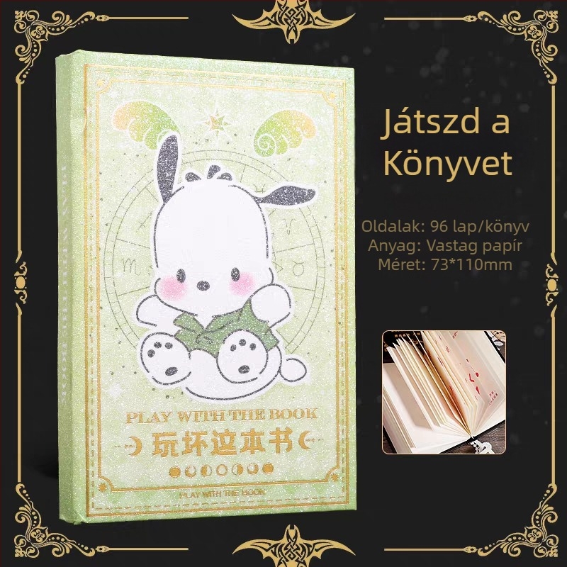 Notesz 12 csillagkép témával, ragasztott kötés, dupla offset papír, 80 gsm, 100–200 oldal, kreatív stílus