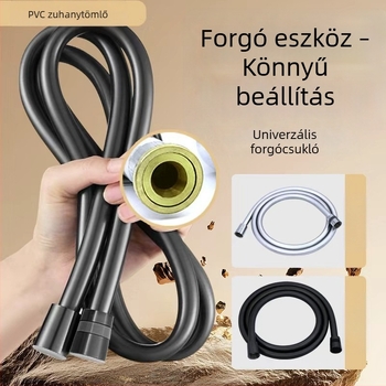 PVC univerzális forgó robbanásbiztos zuhanyvezeték, zuhanyfejjel