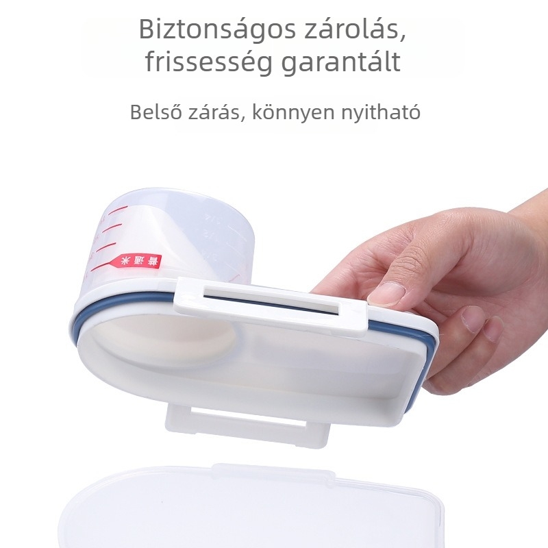 Pet Baihui állateledel-tároló edény, 2.0L, élelmiszer-minőségű PP, licencelhető magáncímke