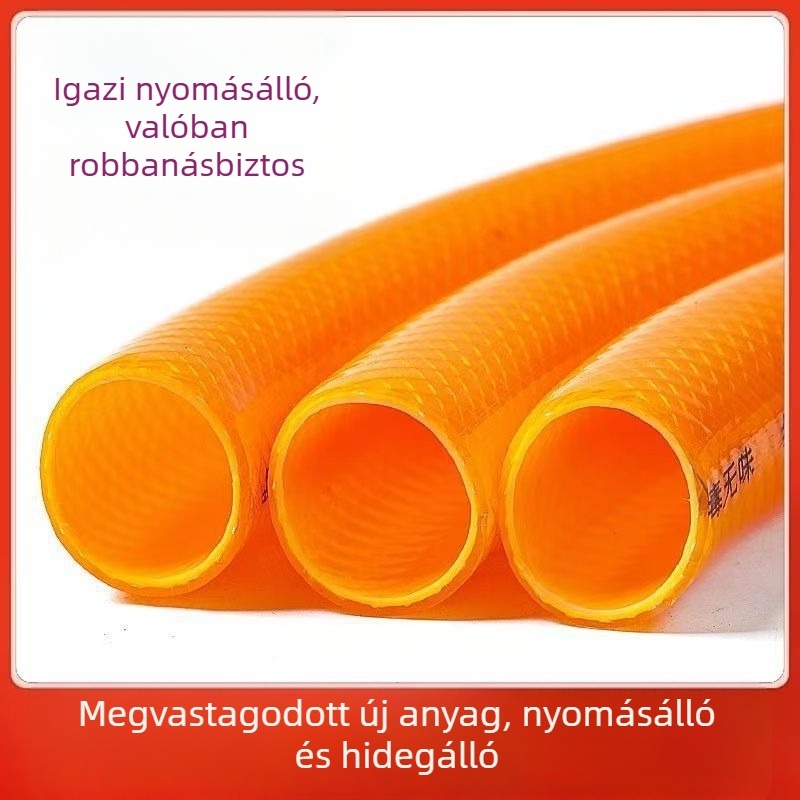 Vízcső - PVC, fagymentes, napálló, robbanásálló; háztartási használatra, autómosáshoz és zöldség öntözéséhez; CE tanúsítvány
