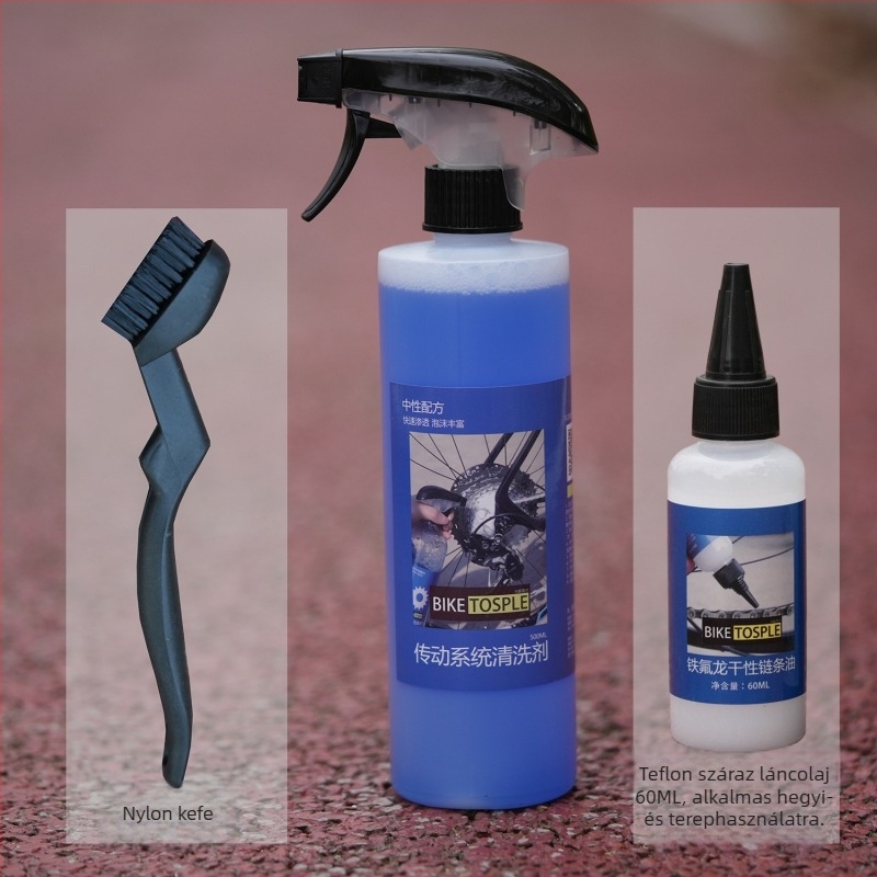 Habos kerékpárlánc és flywheel tisztító — semleges áttételi rendszer tisztító, fém kivitel, rozsda eltávolítás