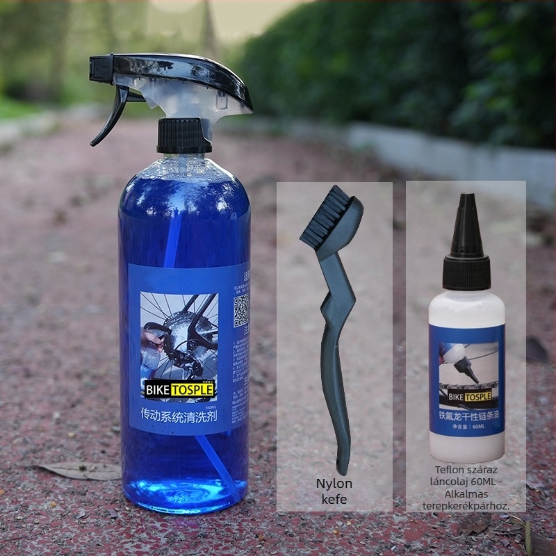 Habos kerékpárlánc és flywheel tisztító — semleges áttételi rendszer tisztító, fém kivitel, rozsda eltávolítás