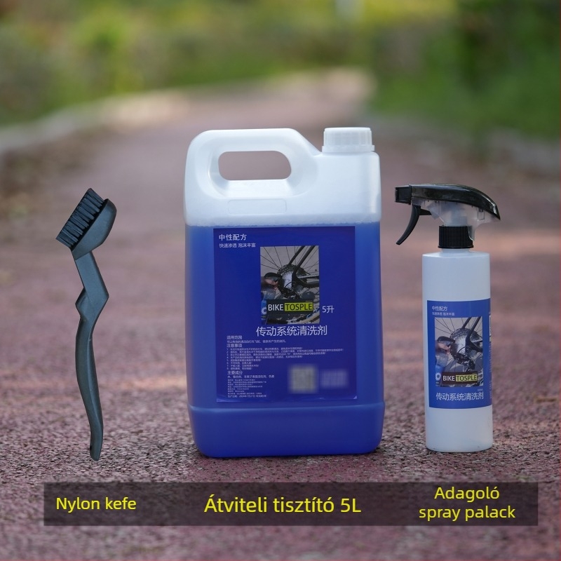 Habos kerékpárlánc és flywheel tisztító — semleges áttételi rendszer tisztító, fém kivitel, rozsda eltávolítás