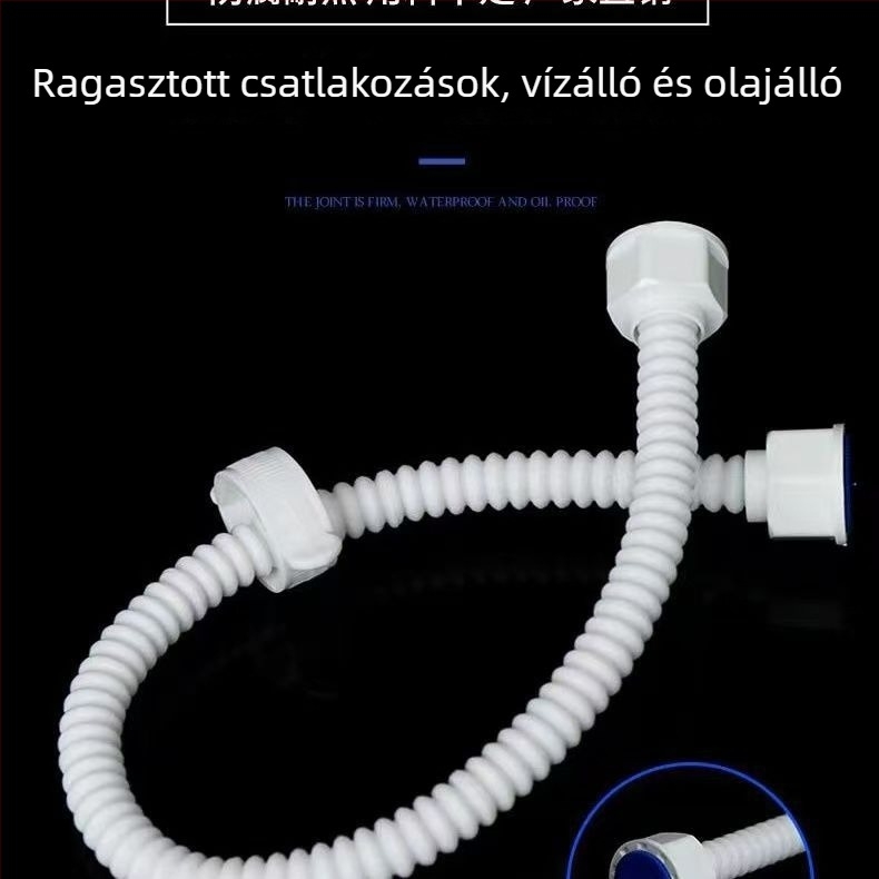 Vízellátó cső vízmelegítőhöz (műanyag anyag; műanyag csatlakozó; egy darab)