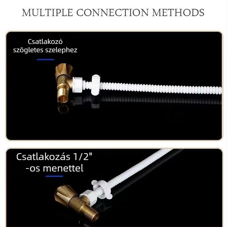 Vízellátó cső vízmelegítőhöz (műanyag anyag; műanyag csatlakozó; egy darab)