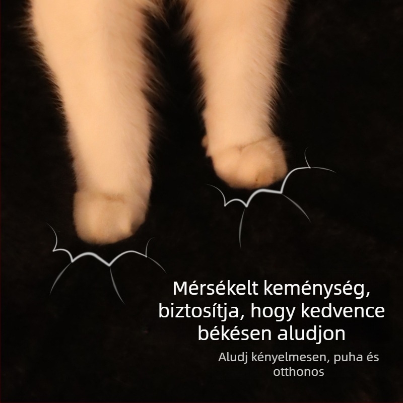 Z hímzett Panda teljesen zárt macskaház, téli meleg és vastagított kialakítás, kis- és közepes méretű kutyáknak, levehető és mosógépben mosható