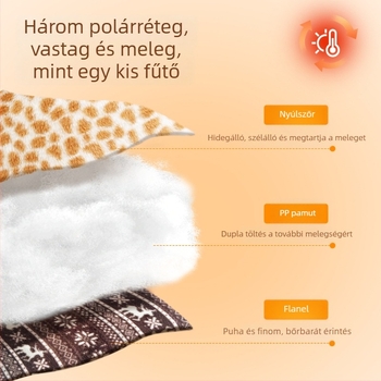 Macskafészek alvózsák plüss béléssel, vastag, zárt kialakítású, egész éves használatra, kis méretű háziállat számára, levehető, mosható matrac.