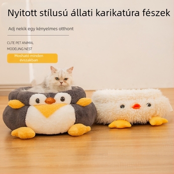 Macska fészek – minden évszakos alvó matrac, vászonból