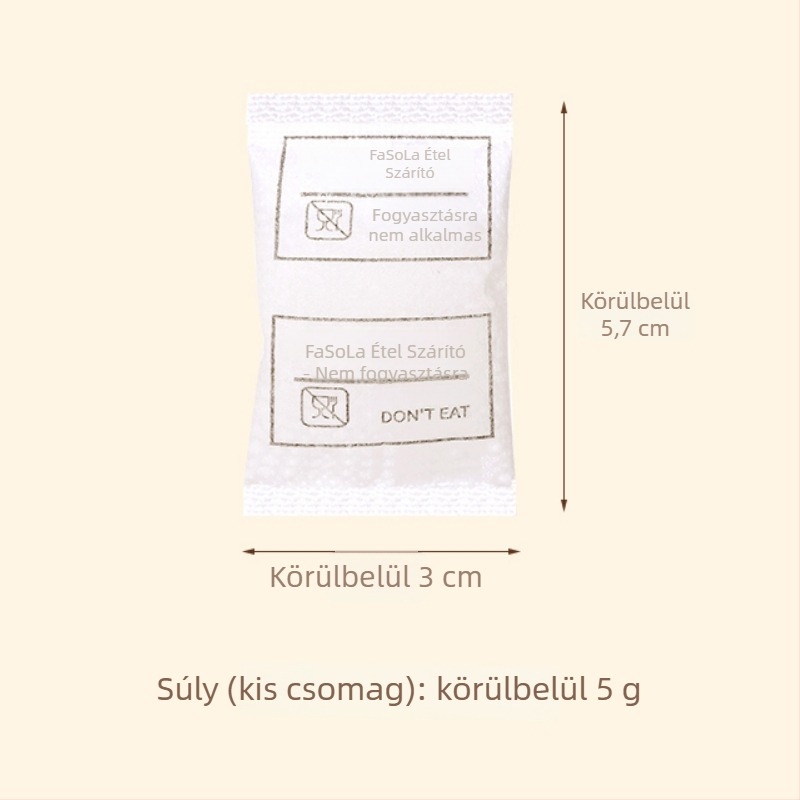 FaSoLa élelmiszer-szárító anyag rizshez, teához, fűszerekhez és macskaeledelhez - 42 csomag, 19950 g, zacskós csomagolás