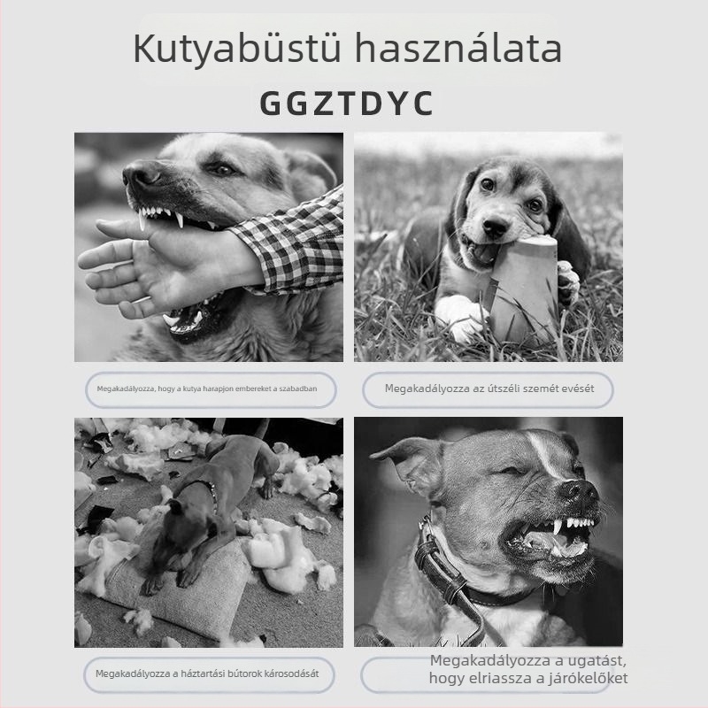 Kutyamuzzle megelőzi a táplálkozást, a nyalogatást, a harapást és az ugatást; maszk és harapás elleni eszköz