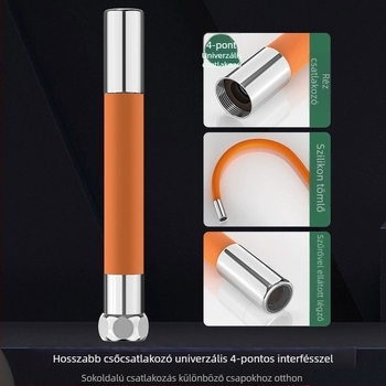 Csap hosszabbító cső, hajlékony gooseneck, univerzális csatlakozás, cseppmentes fej (Márka: Neck Strength; Tanúsítás: Nincs; Testreszabás: Nincs)