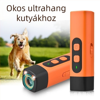 Ultrahangos kutya-képző eszköz, 3-fokozat frekvenciájú szabályozás, nagy teljesítmény, műanyag ház, univerzális használat