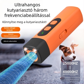 Ultrahangos kutyariasztó nagytestű kutyák számára, hosszú hatótávolságú edzés az ugatás megállítására, kültéri önvédelmi eszköz