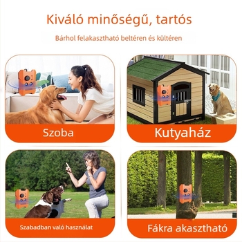 Ultrahangos ugatásmegállító kutyák számára — hordozható kültéri felakasztható edzőeszköz, ABS, Modell D3