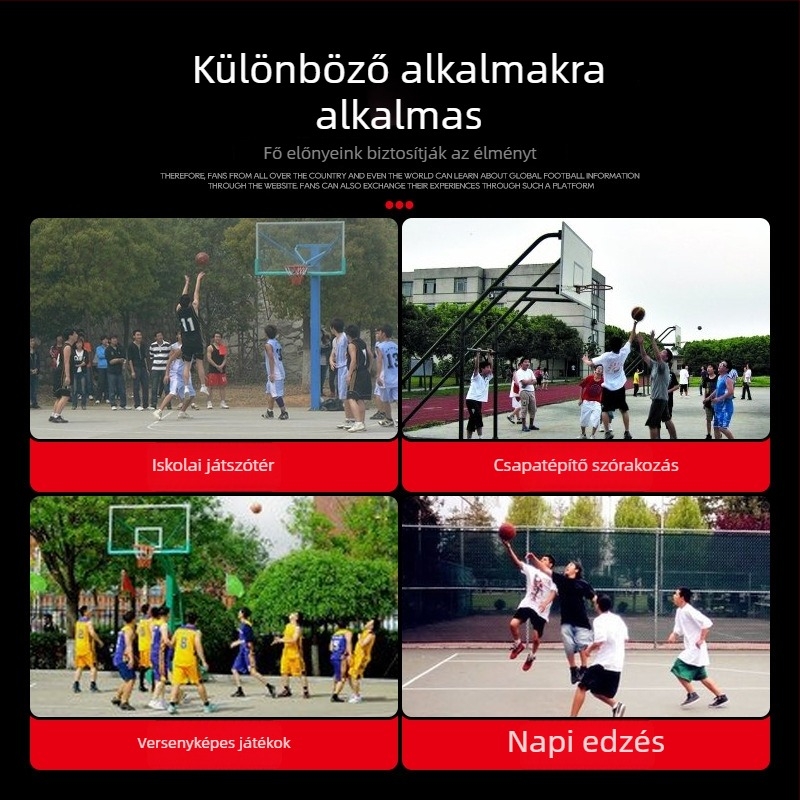 Kosárlabda háló, poliészter, akasztó felszerelés, alkalmas labdajátékokra