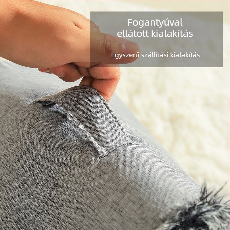 Kézben tartható macskafészek – Hordozható zárt fekhely, lélegző meleg anyag, négy évszakos használat