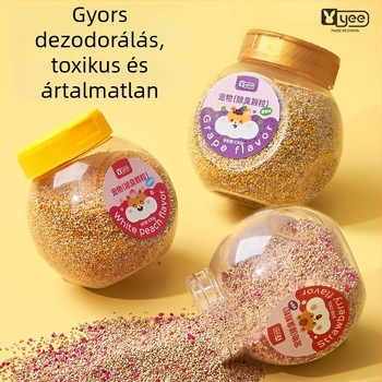 Hörcsög ketrecéhez készült dezodoráló granulák - yee, enyhe hatás, környezeti dezodorálás, 1 doboz