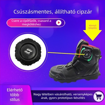 Lazy Shoe Buckle rendszer – Forgó elasztikus cipőfűzőcsat sneakershez, bakancsokhoz, hétköznapi és munkás lábbelikhez (minden évszakban)