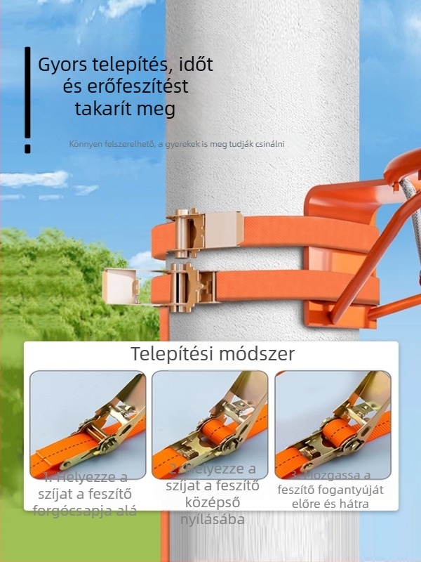Falra szerelhető kültéri kosárpalánk háztartási használatra, fúrás nélkül, könnyű telepítés és leszerelés, hordozható gyermekeknek és felnőtteknek