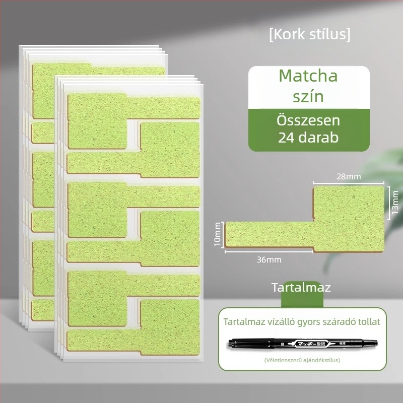 Vízálló adatkábel címke, öntapadós Kraftpapír, kézzel írt címkézéshez, 100 db