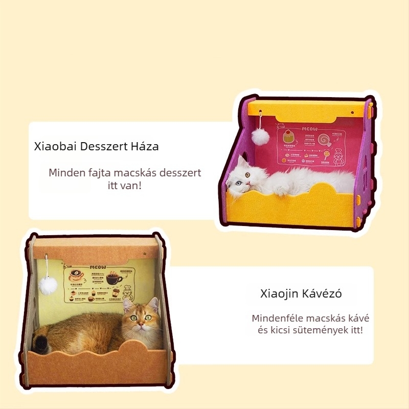 Filc macskaodú - négy évszakos univerzális, félzárt dizájn, macskáknak