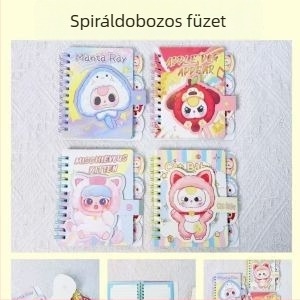 Star Person spirálfüzet tanulóknak – 30 belső oldal, belső papírsúly 10, belső méret 10, modell XQ-6430